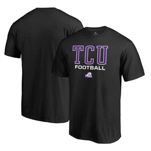 Men's Black TCU Horned Frogs Team Unity Football T-Shirt - Picture 1 of 3
