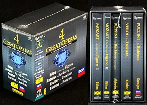 ESOTERIC SACD / CD Hybrid 4 GREAT OPERAS 9CD BOX Box set from JAPAN - Image 1 of 1