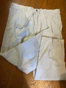 Marc Anthony lounge pants men's 38x30 Grey Linen blend beach Boho preppy - Bild 1 von 4
