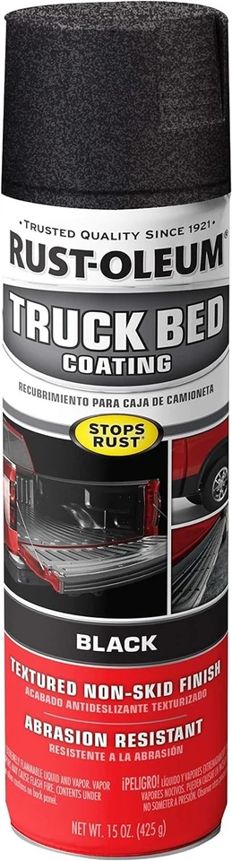 248914 Truck Bed Coating Spray, 15 oz, Black, 15 Ounce (Pack of 1) - Изображение 1 из 4