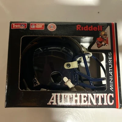 Riddell NFL San Diego Chargers Authentic Throwback Mini-Helmet Metal Facenask - Image 1 of 4