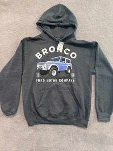 Ford Bronco Hoodie Mens M Rue21 Blue Classic 1966 Vintage Truck Graphic 2 - Picture 1 of 5
