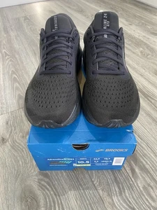 Men’s Brooks Adrenaline GTS 24, Black/Black/Ebony, UK 9.5 (Wide 2E) - Picture 1 of 23