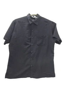 Van Heusen Men's Size L 16-16 1/2 Short Sleeve Button Down Shirt With Pocket - Picture 1 of 9