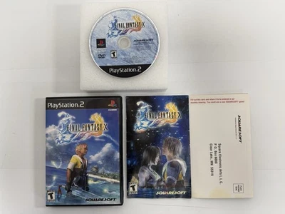 Final Fantasy X (10) (PlayStation, PS2) CIB Complete TESTED Black Label Reg Card - Image 1 of 4