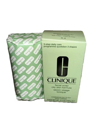 Jabón facial Clinique combinación piel grasa a grasa fórmula 5,2 OZ nuevo envuelto Foto 1 de 4