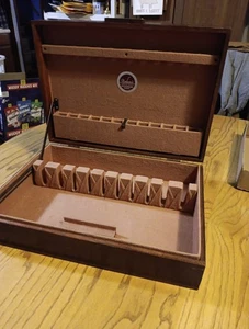 Vintage Naken Wood Silverware Chest Tarnish Proof Flatware Storage Chest 16in - Picture 1 of 17