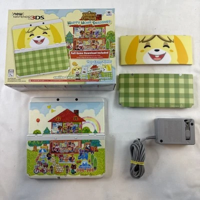 Ótimo! Novo sistema Nintendo 3DS Animal Crossing Happy Home Designer Edition na caixa - Imagem 1 de 4