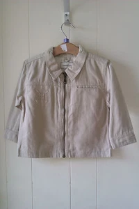 Gorgeous Long Sleeve Beige Zip Up Jacket by Hamilton, Ages 3 & 4yrs - BNWT!!! - Picture 1 of 2