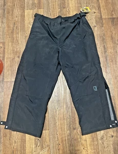 Carhartt Shoreline Pants Mens 2XL Black Double Knee Waterproof Insulated 42x30 - Picture 1 of 8