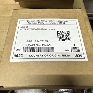 NEW SIEMENS XTRI-R INTEL INTERFACE W/ RELAY S54370-B1-A1 FIRE ALARM - Picture 1 of 1