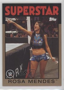 2016 Heritage WWE Superstar Tag Team Championship Bronze /99 Rosa Mendes Patch