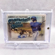 2023 CHRONICLES AMERICA'S PASTIME BOBBY WITT JR CHARACTERS OF THE GAME AUTO /150