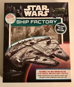 STAR WARS Ship Factory Millennium Falcon  Tie Fighter Kylo Ren's Shuttle NEW - Picture 1 of 8