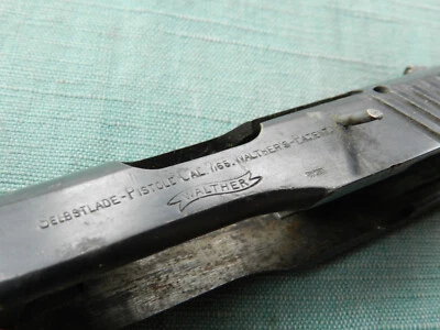 Walther No 4 немецких слайда калибра .32 Первой мировой войны  - Изображение 1 из 4