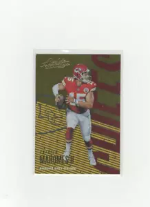 2018 Panini Absolute Gold Patrick Mahomes #49 Kansas City Chiefs 2nd Year Card - Bild 1 von 2