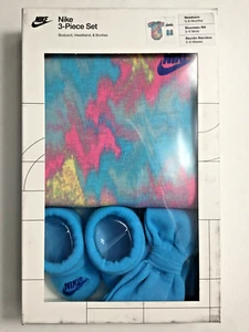 Nike Digi Tie Dye 3-Piece Box Set Newborn (Baby) Size 0-6 Months - Picture 1 of 6