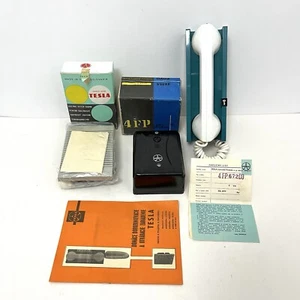 Tesla Vintage Phone 1974 With Original Package - Door Phone - Door Bell Rare - Foto 1 di 24
