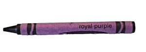 Crayón Crayola Royal Purple Binney & Smith Nueva York Raro 1990 De Colección - Imagen 1 de 5