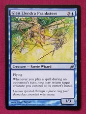 Magic The Gathering LORWYN GLEN ELENDRA PRANKSTERS single blue card MTG