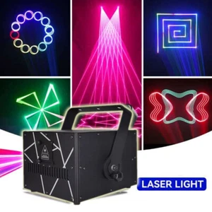 10W RGB Animation Laser Light 30Kpps Galvanometer Professional Stage Light effec - Picture 1 of 12