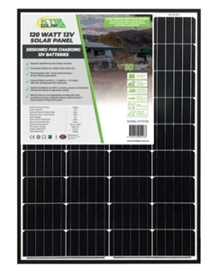 KT Cables Solar Panel 120 Watt - AUST Comp Quality 25 Guarantee GENUINE CAPACITY - Picture 1 of 3