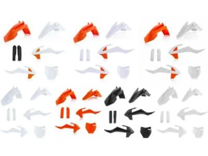 Acerbis Full Plastic Kit KTM 2019-21 SX 65 Fenders Shrouds Fork Guards # Plates - Picture 1 of 8