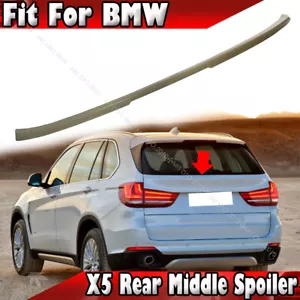 2014-2018 Fits BMW X5 Series F15 5D SUV Rear Middle Trunk Spoiler Unpainted - Foto 1 di 5