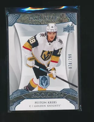 PEYTON KREBS 2021 UPPER DECK EXQUISITE ROOKIES 070/299 - Image 1 of 2