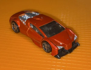 Vintage 2002 Hot Wheels ZOTIC Rare Dark Red Original Old Car 5 Spoke Wheel FreeS - Bild 1 von 7