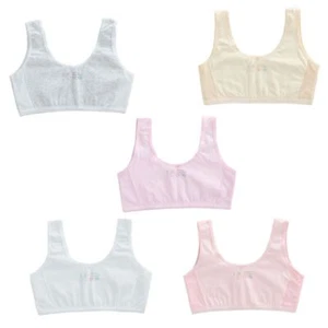Training Bras for Teenage Girls Cotton Blend Bra Five Colors U-Back Yoga Sports - Picture 1 of 12