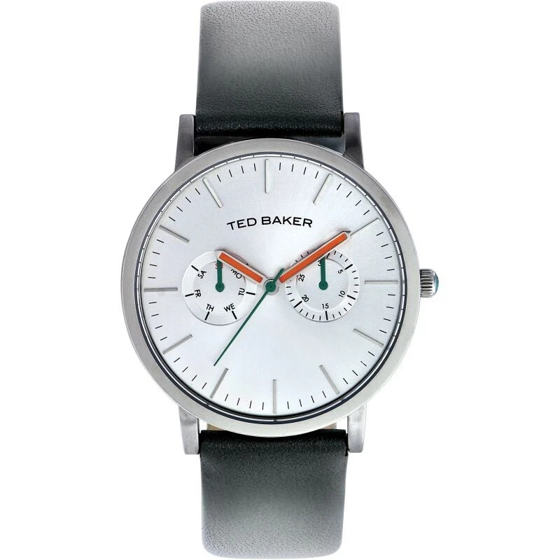 RARE Ted Baker Watch TE1093 Men's Round Leather Strap Water Resistant 10009291 - Image 1 of 4