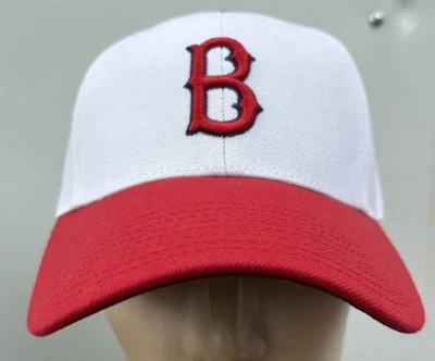 Boston Red Sox Fitted Pro Model Hat - 7 3/8 American Needle White & Red 1909 - Image 1 of 4