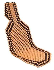 Wooden Bead Beaded Massage Front Seat Cushion Cover Car Van Taxi UK - Picture 1 of 1