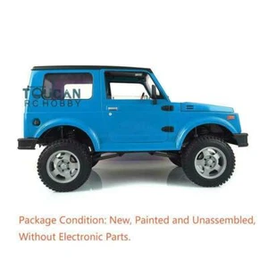 1/6 RC 4WD Capo SIXER1 Dipinto Blu Rock Auto Crawler Modello KIT Luce Fai Da Te - Foto 1 di 12