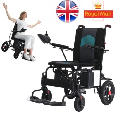 URGE MEDICAL Lightweight Folding Electric Wheelchair Travel Powerchair Mobility Scooter 4 MPH