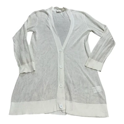 Cárdigan túnica manga larga AG Adriano Goldschmied para mujer S algodón cachemir Foto 1 de 4