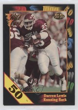 1991 Wild Card Draft 50 Stripe Darren Lewis #59 Rookie RC
