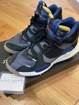 Nike Air Jordan Delta Mid Storm Azul/Negro Rojo Gris DC2130-006 Para hombres Talla 10 Foto 1 de 4