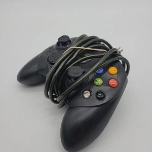 Original Xbox Black Controller S Type OEM Cable OG Xbox - Picture 1 of 2