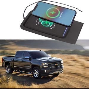 Cargador inalámbrico compatible con Chevy Silverado GMC Sierra 2015-2018 inalámbrico... - Imagen 1 de 12