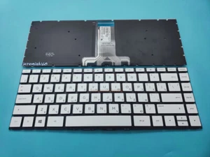 NEW For HP 14-bf025ur 14-bf028ur 14-bf029ur Russian Keyboard Silver Backlit - Picture 1 of 2