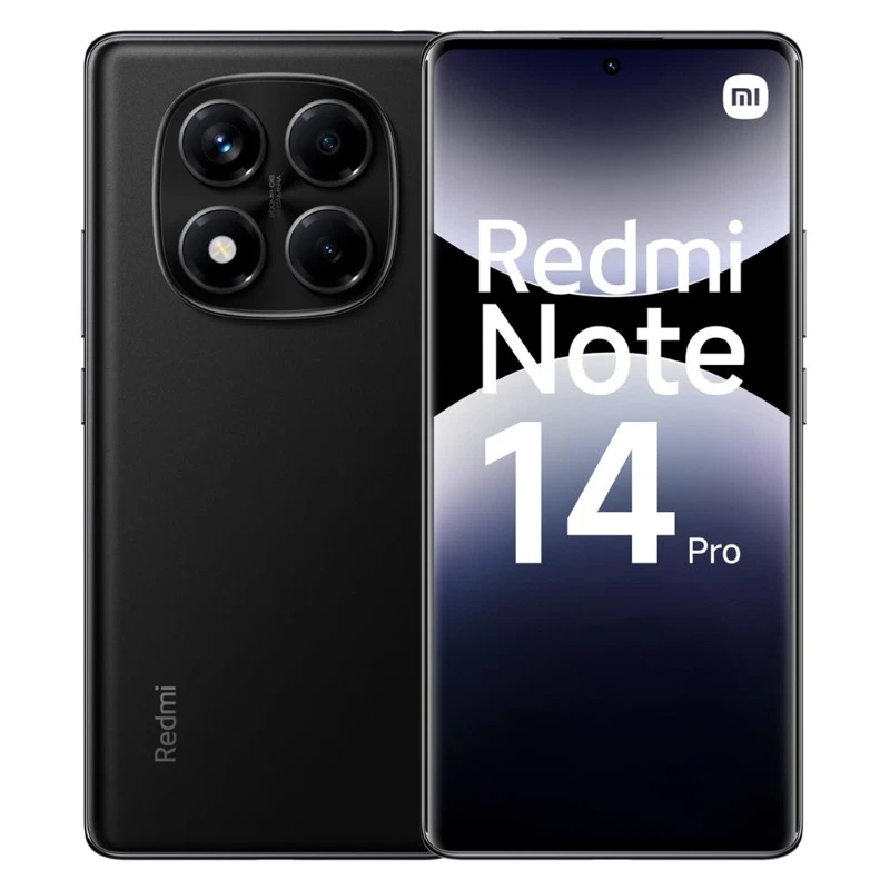 Xiaomi Redmi Note 14 Pro 8+256GB 6.67" 4G Midnight Black Dual Sim Garanzia EU - Immagine 1 di 1