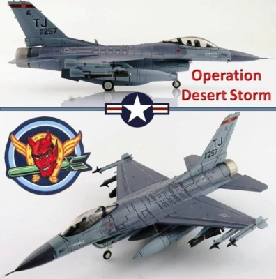 Hobby Master 1/72 HA38029 F-16C Fighting Falcon USAF Lucky Devils, Desert Storm Foto 1 de 4