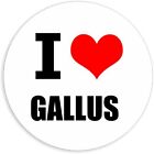 I love Gallus dostępne w 2 rozmiarach naklejki naklejki naklejki