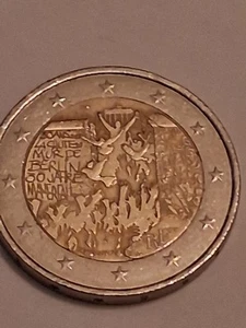 2 Euro Gedenkmünze 30 Jahre Berliner Mauerfall Frankreich 2019 Gebraucht - Bild 1 von 4