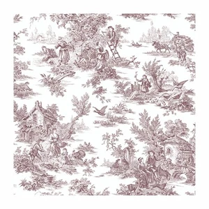 York Wallcoverings Ashford Toiles Champagne Toile Prepasted Removable Wallpap... - Picture 1 of 2