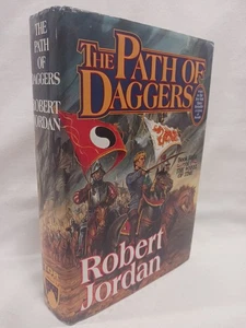 The Path of Daggers Wheel Of Time Jordan Hardcover DJ First Edition 1st Printing - Picture 1 of 24