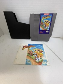 NES Disney's DuckTales w/ Manual/Dust Cover,  Tested/Works 