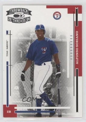 2004 Donruss Throwback Threads Alfonso Soriano #189 - Image 1 of 2